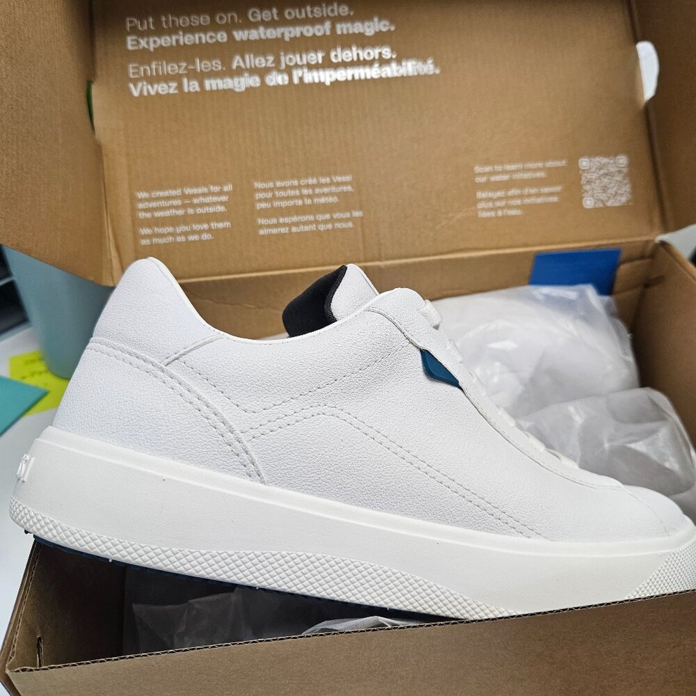 Vessi Soho ll Waterproof Sneaker Ivory White